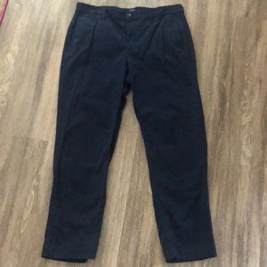 J. Crew, navy blue chinos, worn once